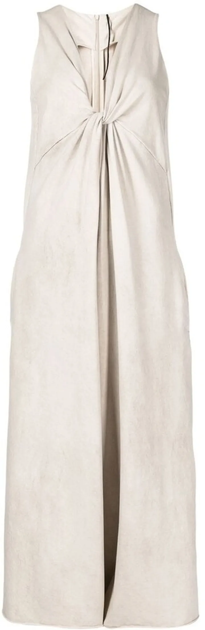 Cropped Knot-Detail Jumpsuit