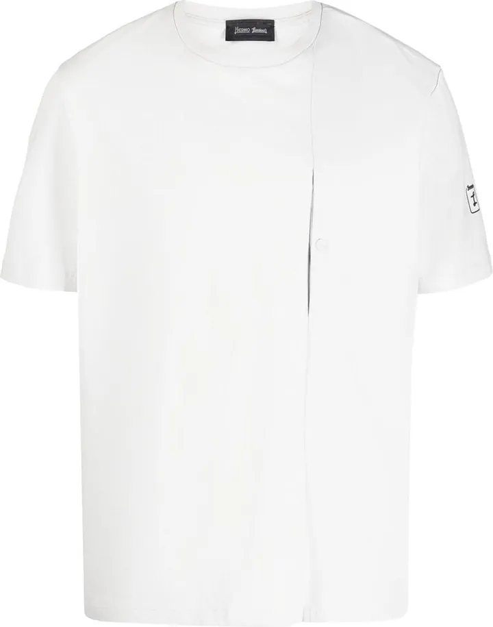 chest-pocket cotton T-shirt