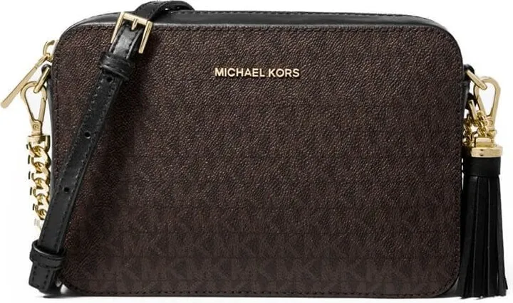 Ginny Brown Black Crossbody Bag