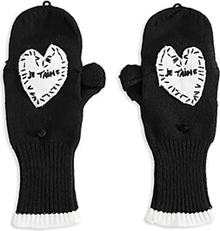 Aqua x Kerri Rosenthal Heart Mittens - 100% Exclusive