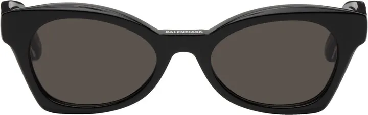 Balenciaga Black Sharp Butterfly Sunglasses