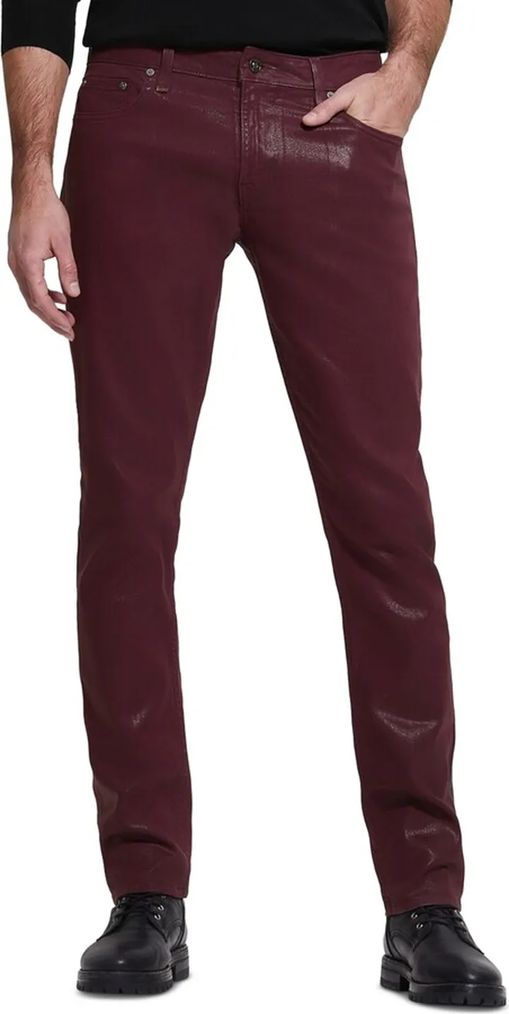 Guess Men's Slim Tapered-Fit Coated Jeans
