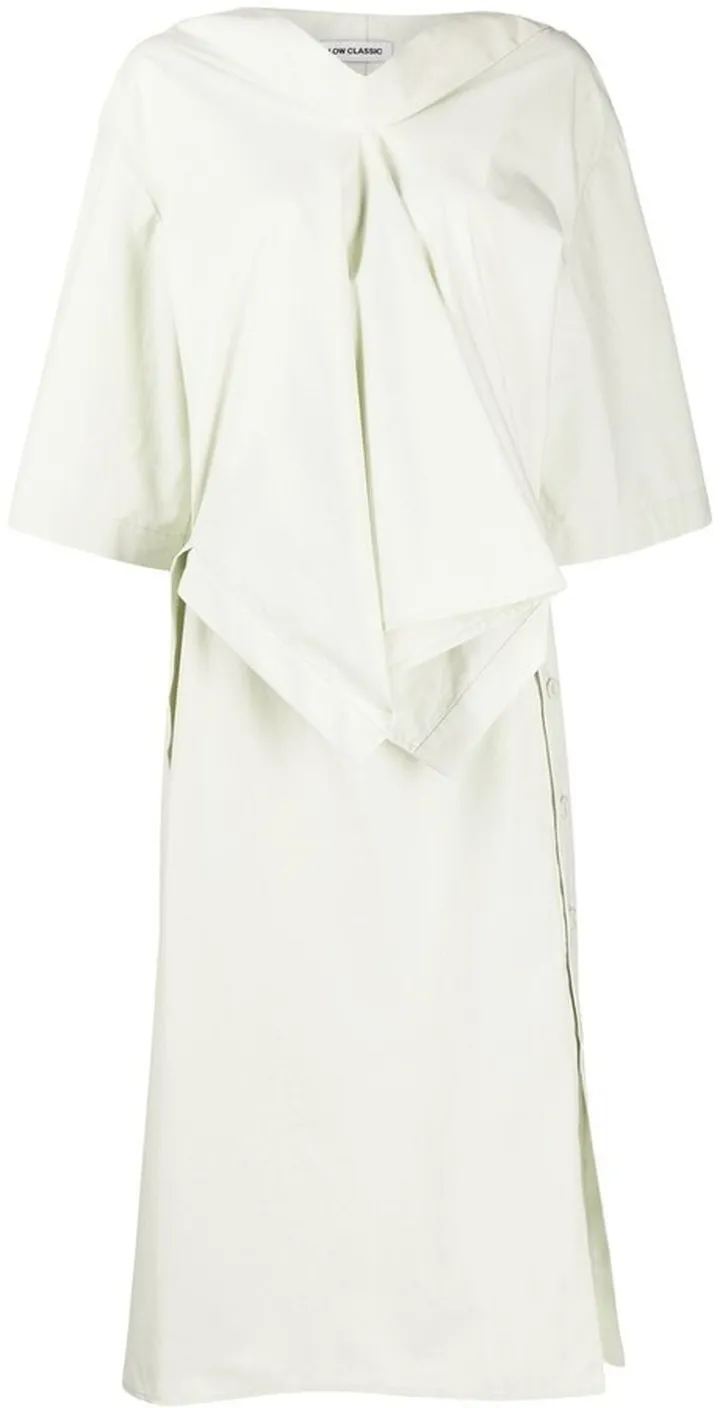 Tipping Point draped midi dress