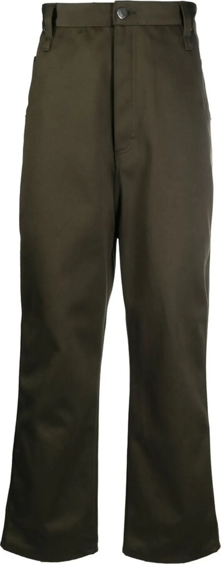 Green Alex Wide-Leg Trousers