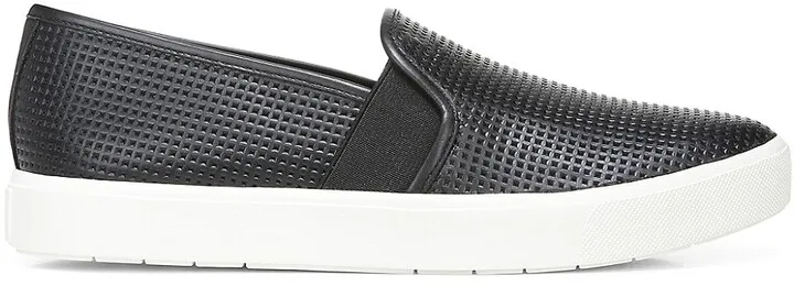 Blair Perforated Leather Slip-On Sneakers