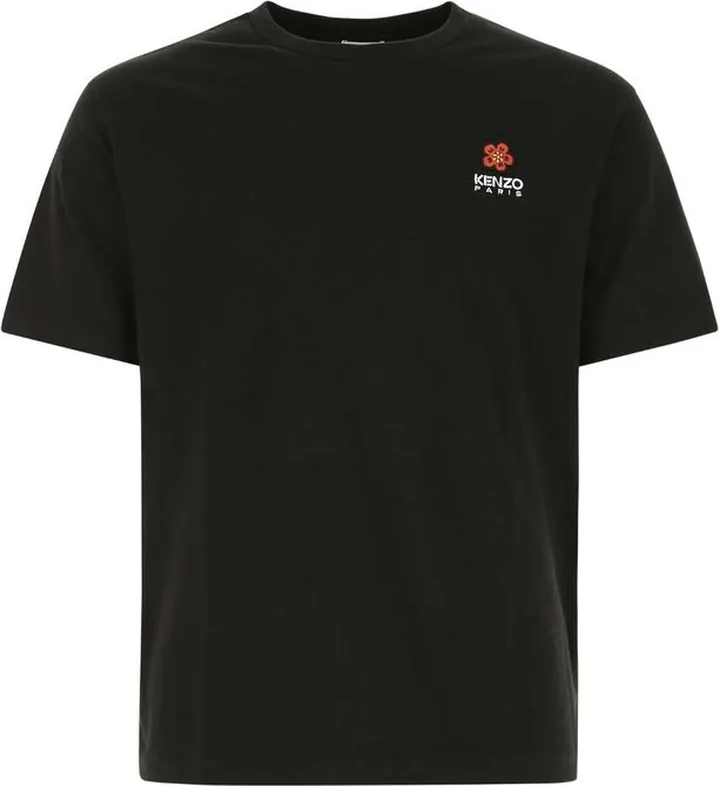 Kenzo Boke Flower Crest Logo Embroidered T-Shirt