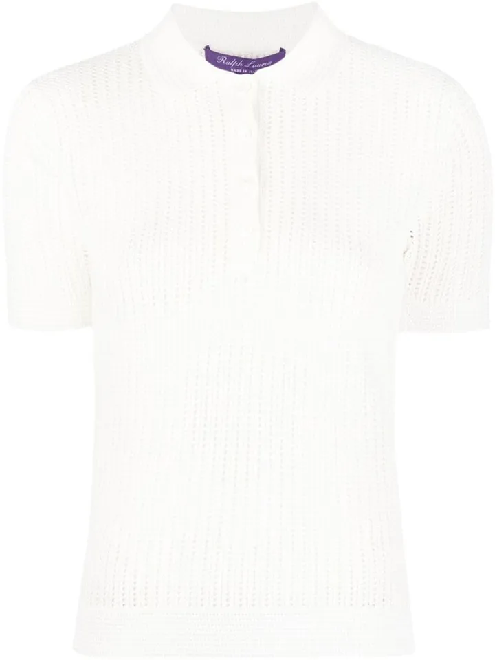 Short-Sleeved Knitted Top