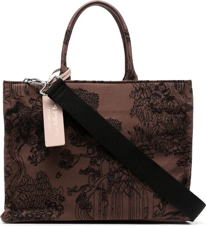 Logo-Jacquard Tote Bag