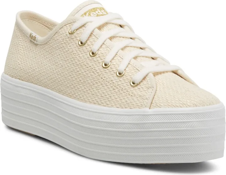 Triple Up Metallic Platform Sneaker