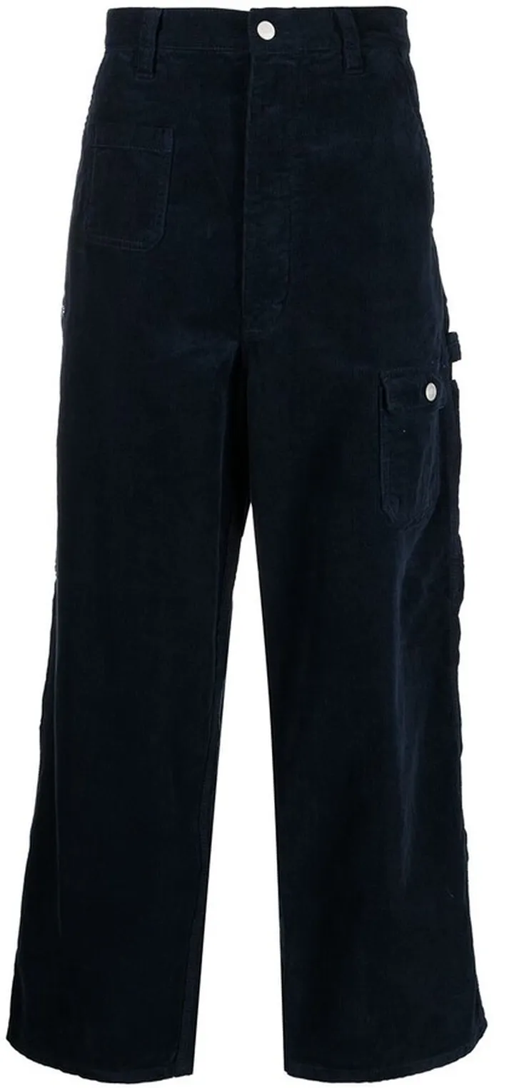 Corduroy Straight-Leg Trousers