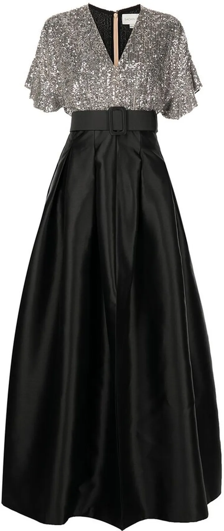Simone sequin-embellished gown