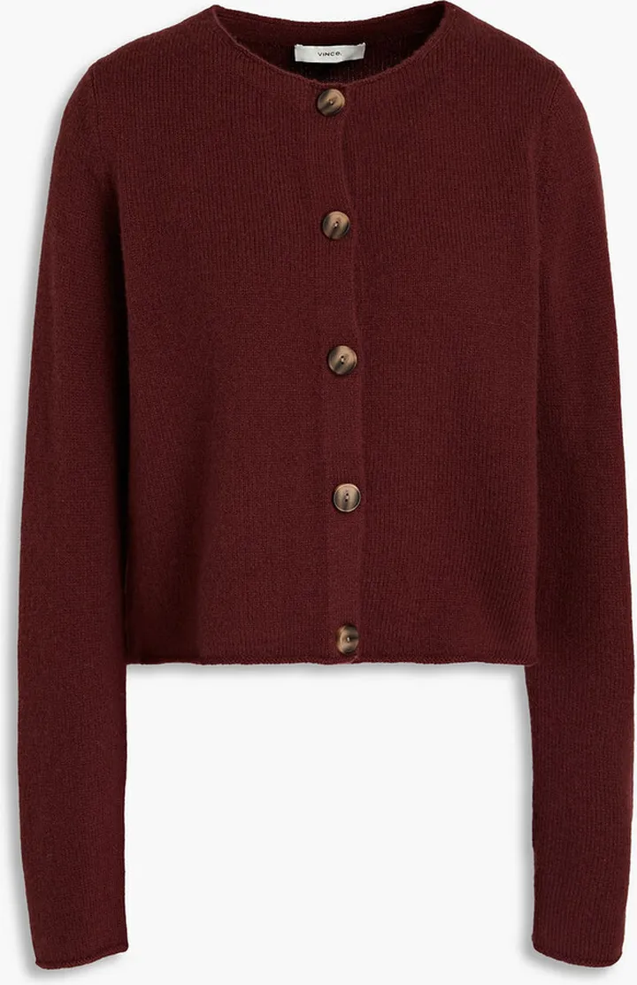 Wool and cashmere-blend cardigan