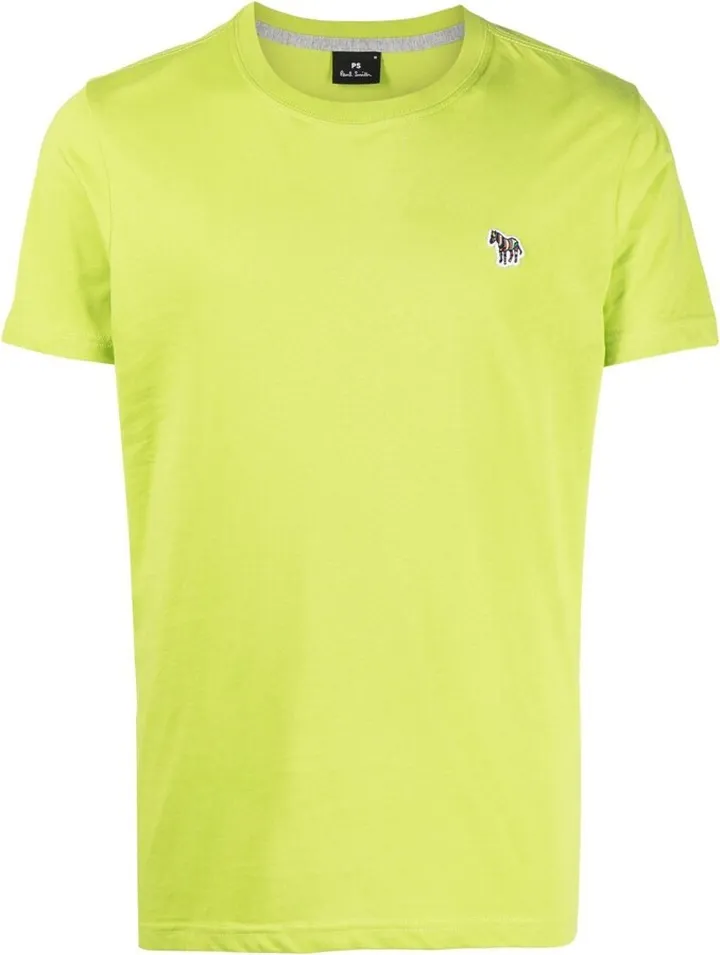 logo-patch cotton T-shirt