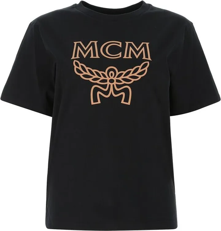 MCM Logo Printed Crewneck T-Shirt