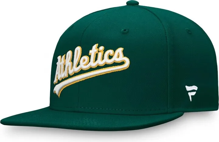 Men's Fanatics Branded Green Oakland Athletics Team Core Fitted Hat