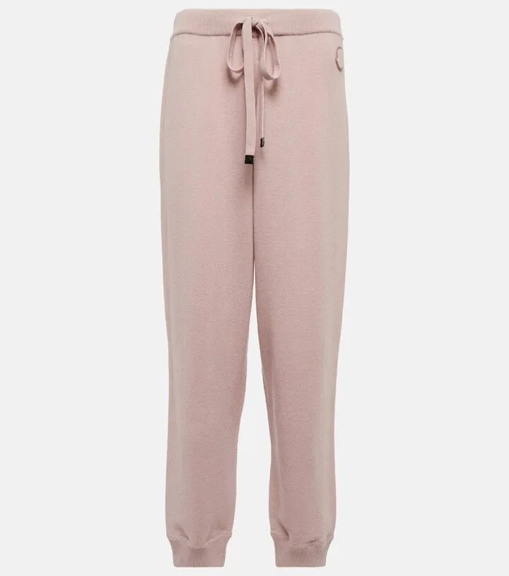 Wool and cashmere sweatpants