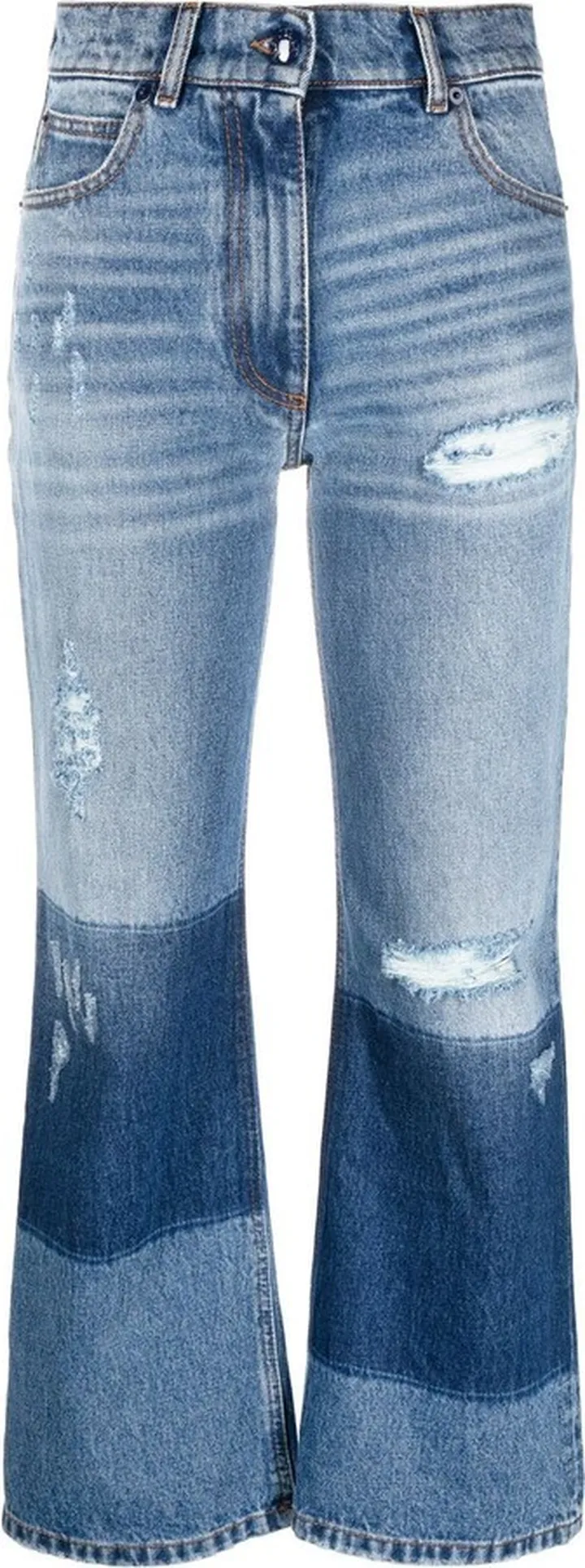 MONCLER GENIUS- Star Intarsia Jeans