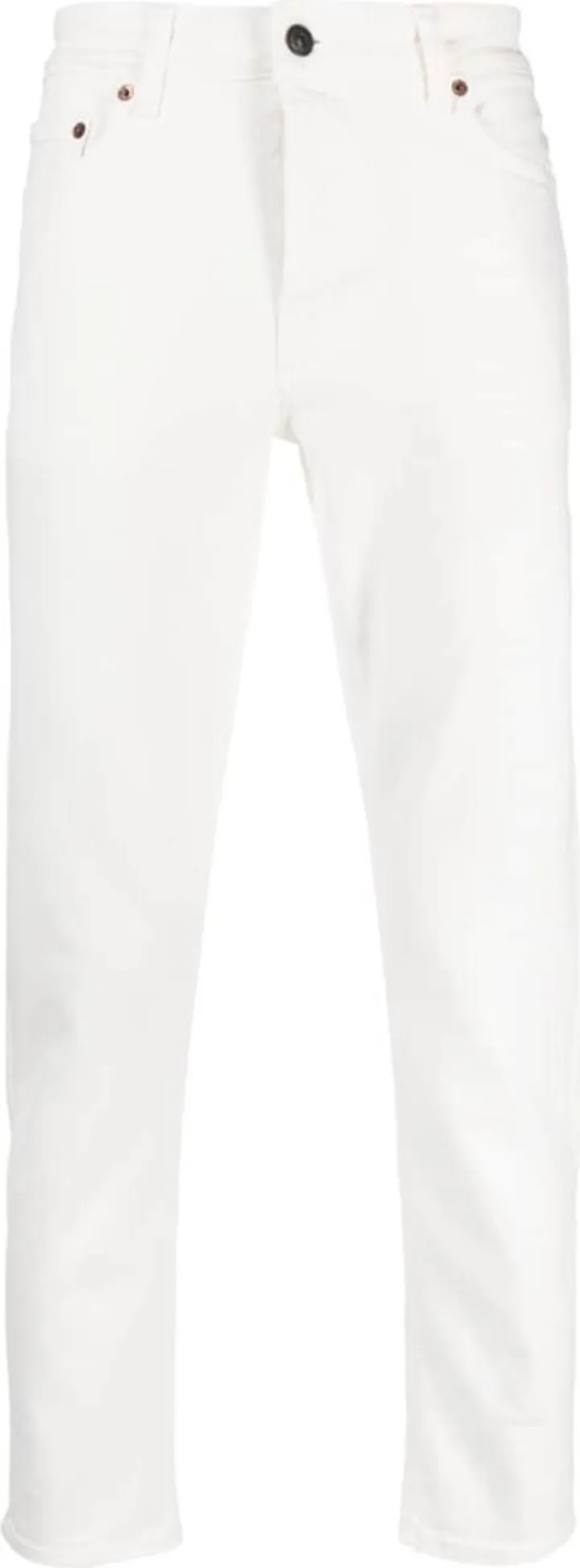 Low-Rise Straight-Leg Trousers