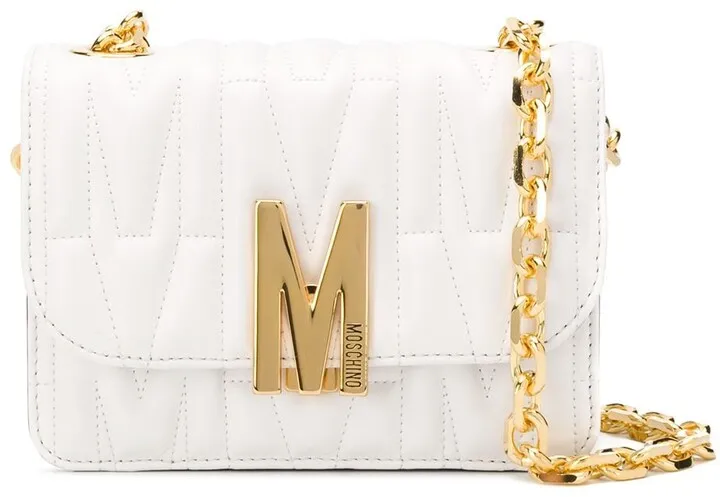 M quilted shoulder bag