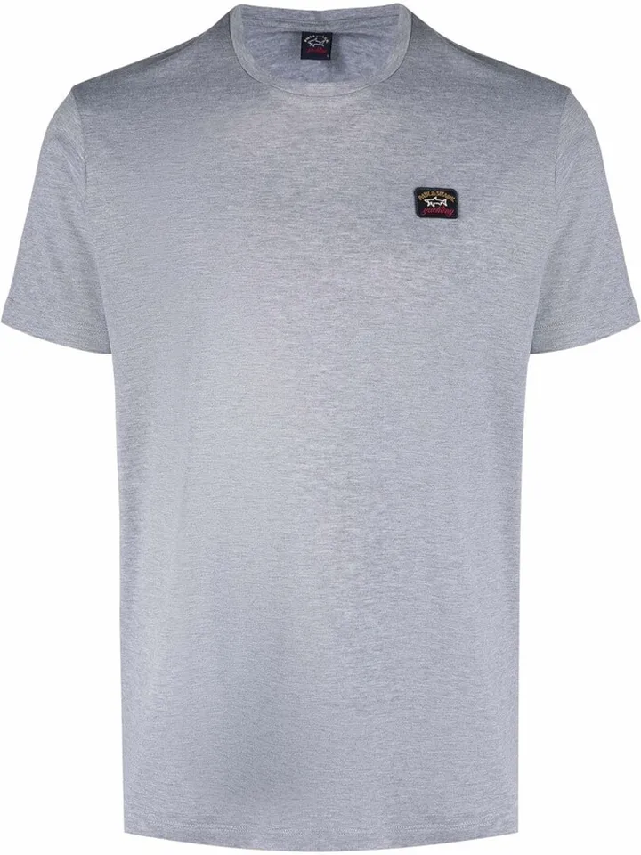 logo-patch cotton T-shirt