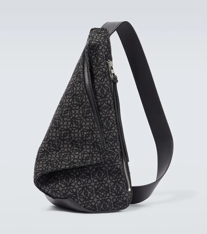 Anton Anagram jacquard shoulder bag