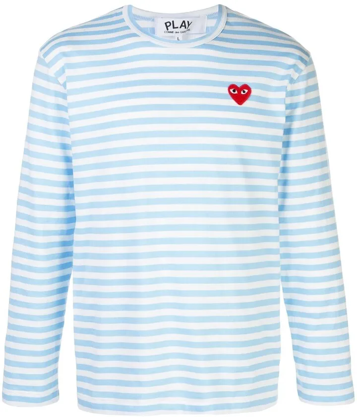 striped logo T-shirt