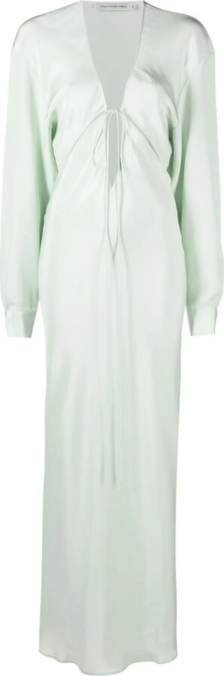 Triquetra V-neck gown