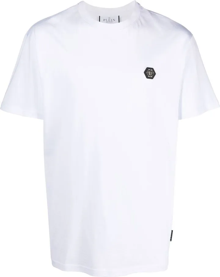 logo-print detail T-shirt