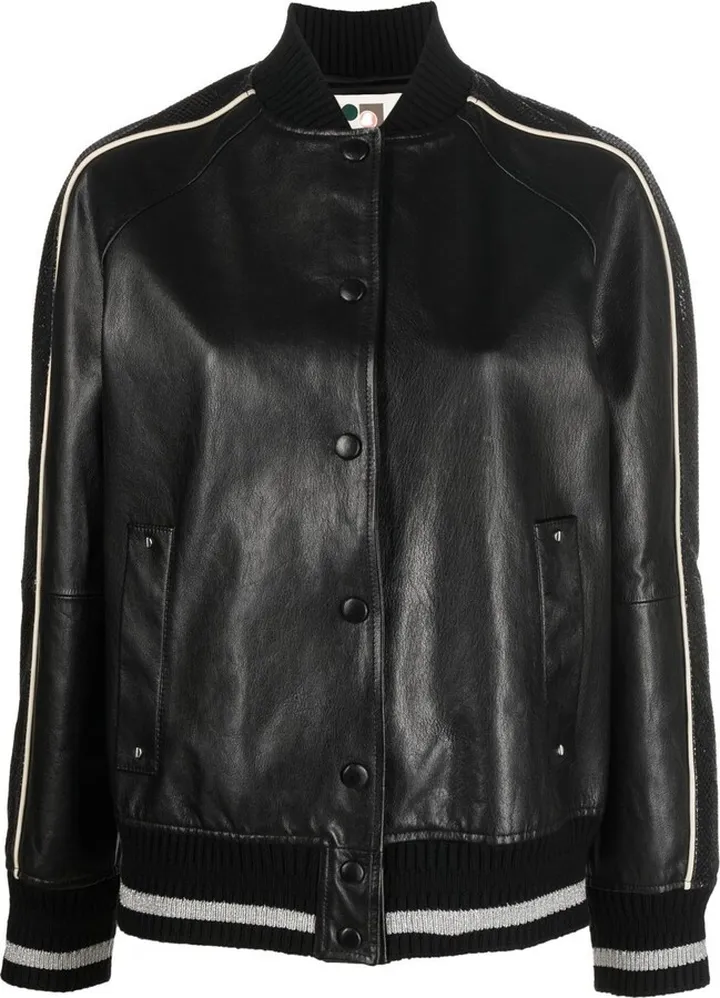 Leather Bomber Jacket