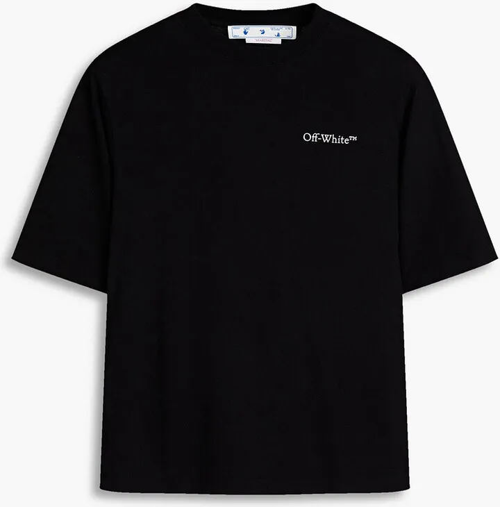 Printed cotton-jersey T-shirt
