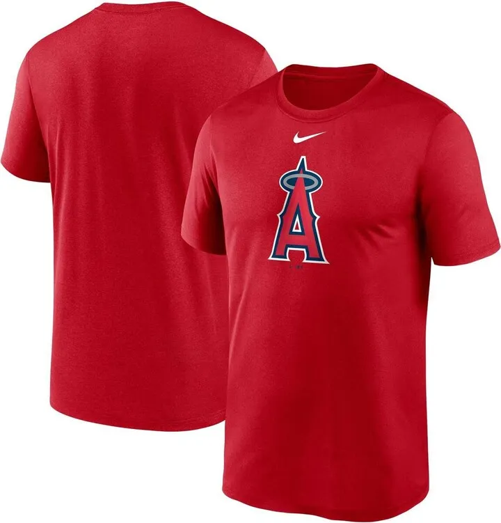 Men's Nike Red Los Angeles Angels Big and Tall Logo Legend Performance T-shirt