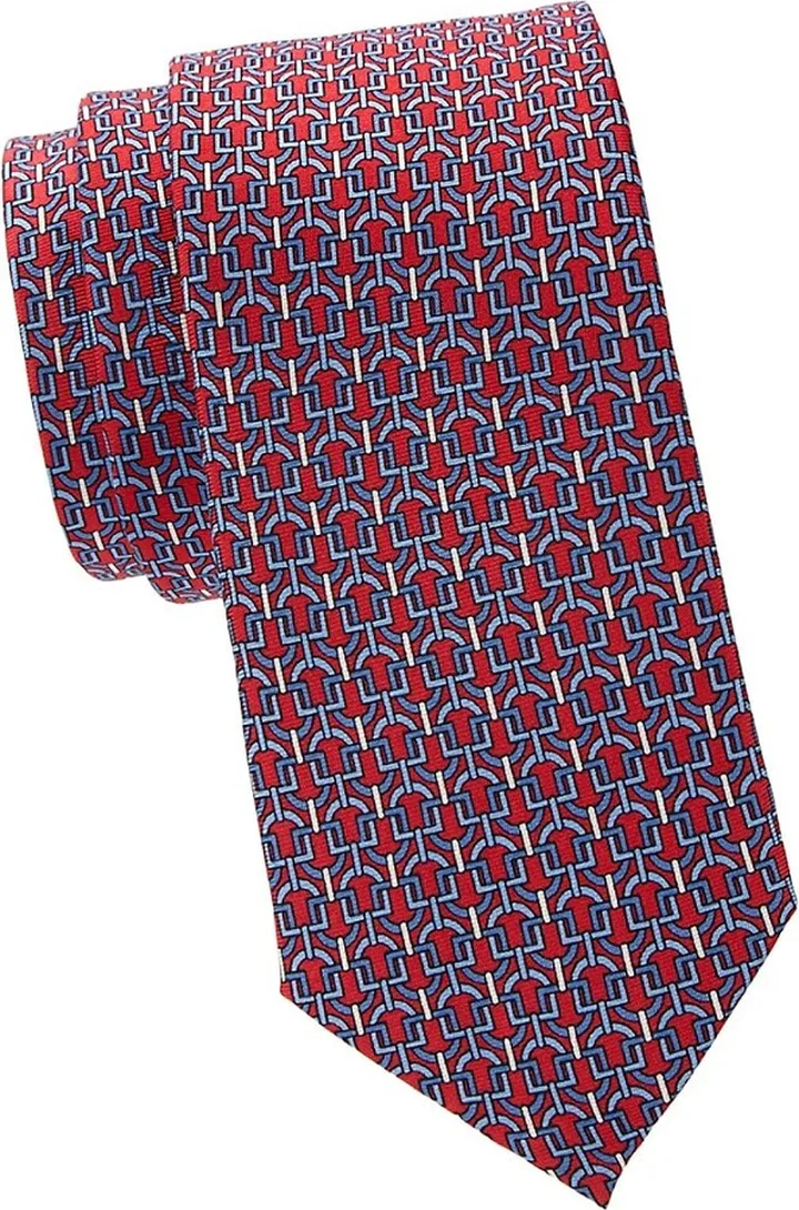 Patterned Silk Tie