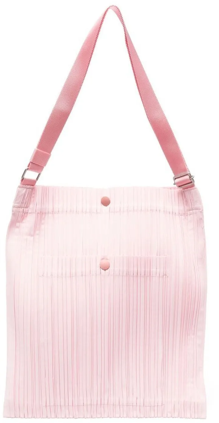 Lightweight Micro-Pleated Tote Bag