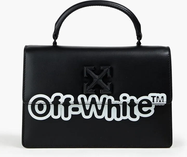 Jitney 1.4 printed leather tote