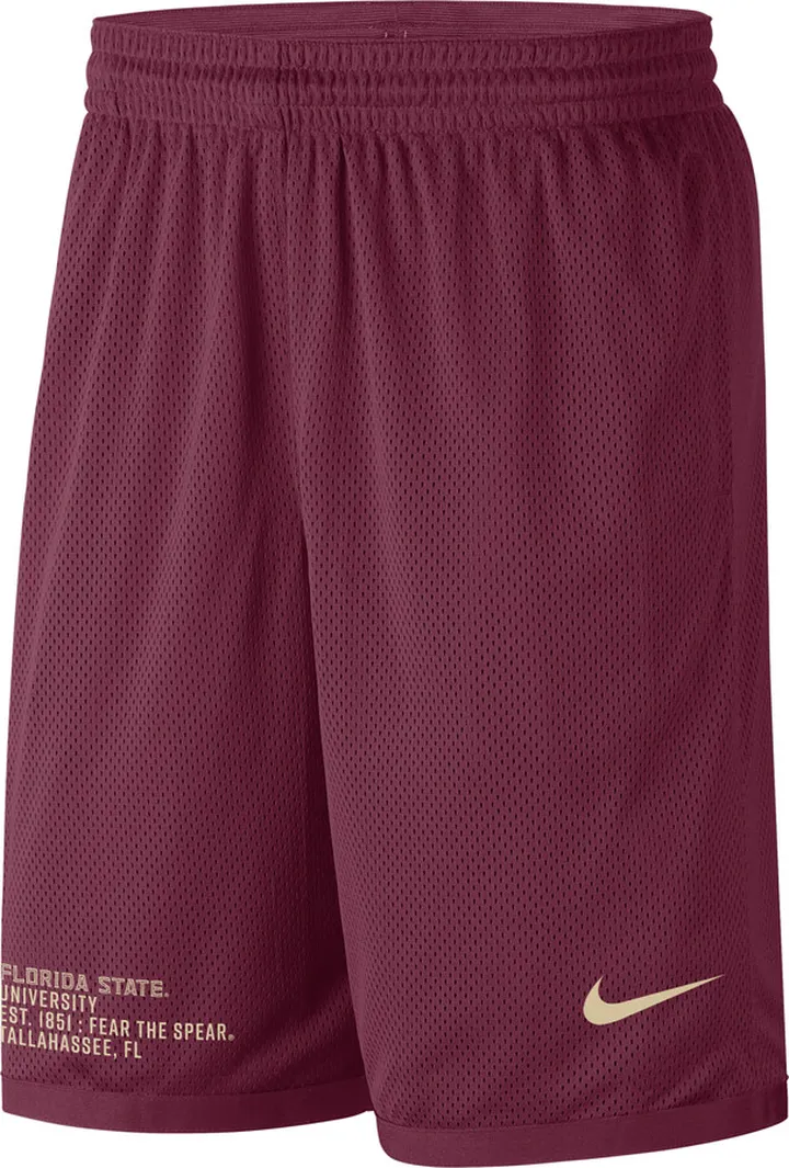 Nike Men's College Dri-FIT (Florida State) Shorts in Red