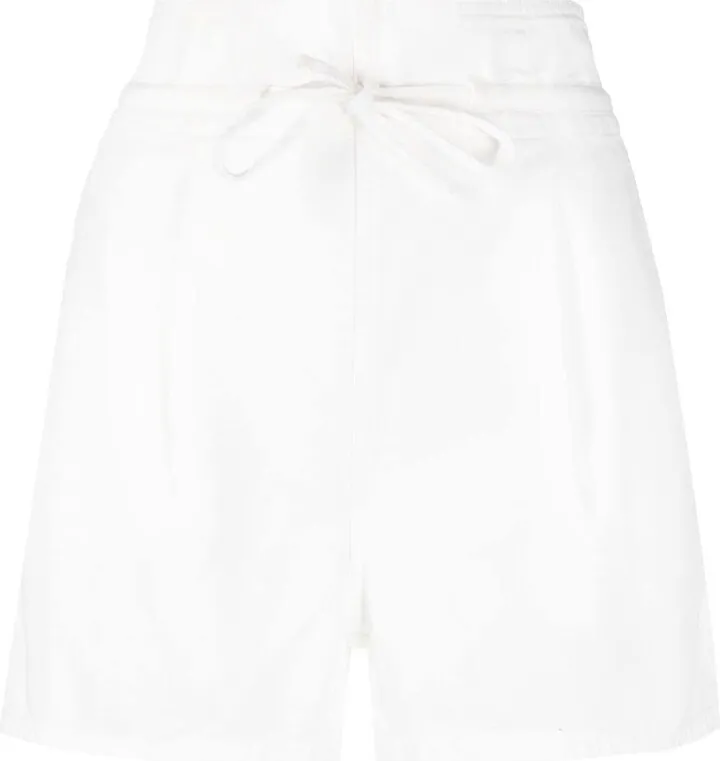 Paperbag Cotton Shorts