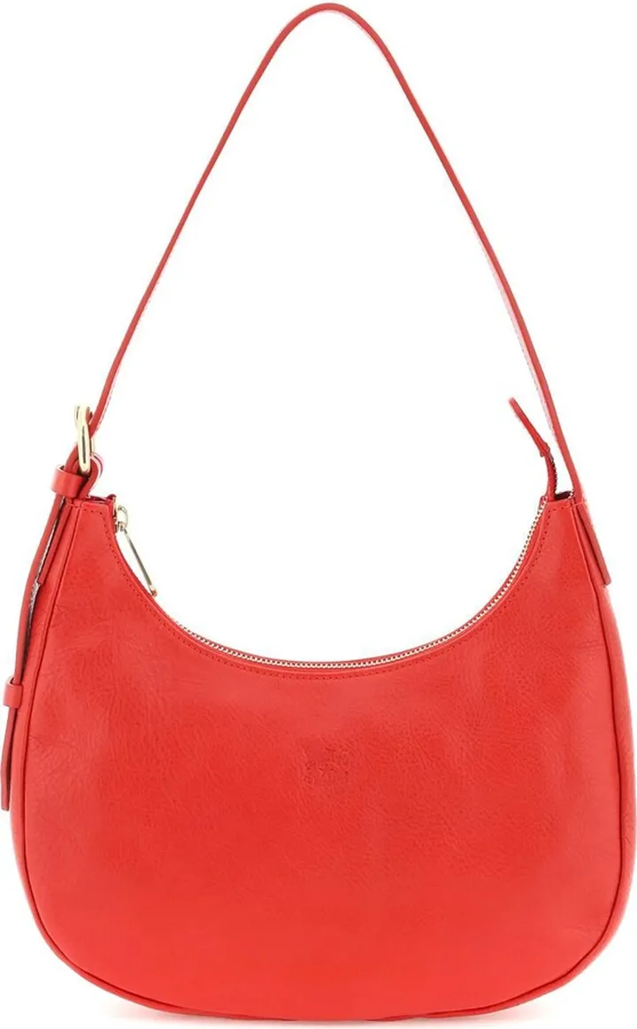 Il Bisonte Vacchetta Leather Shoulder Bag