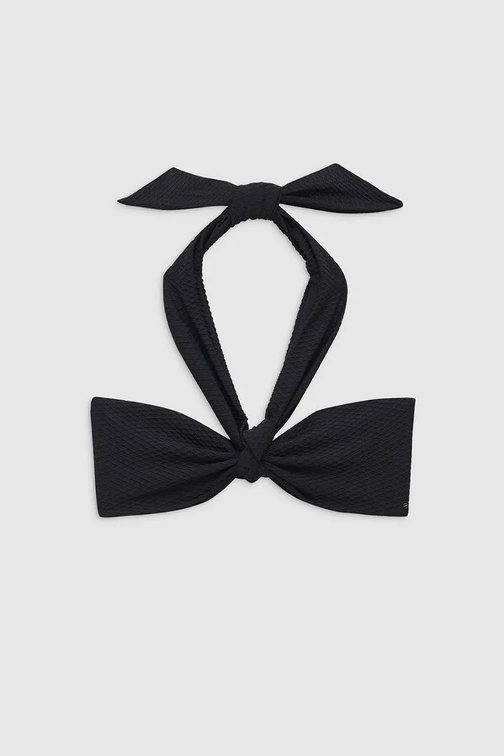 ANINE BING Reeve Bikini Top in Black