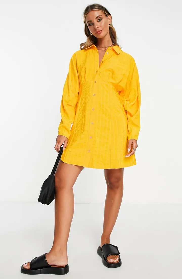 Long Sleeve Mini Shirtdress