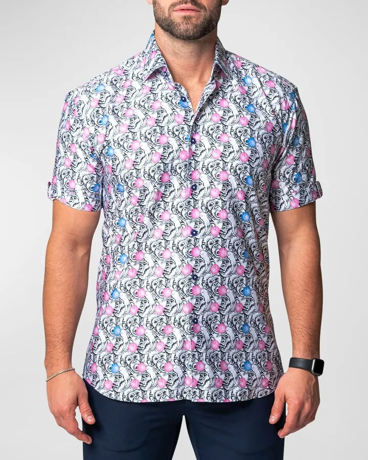 Men's Galileo Monkey Gum Sport Shirt