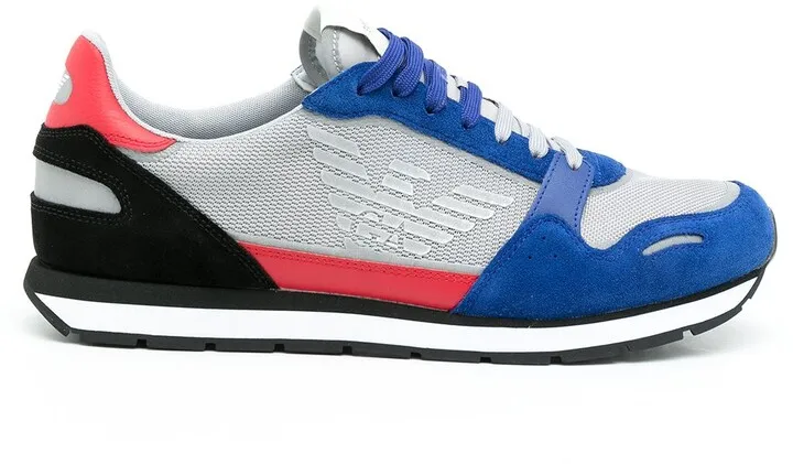 Panelled Low-Top Sneakers