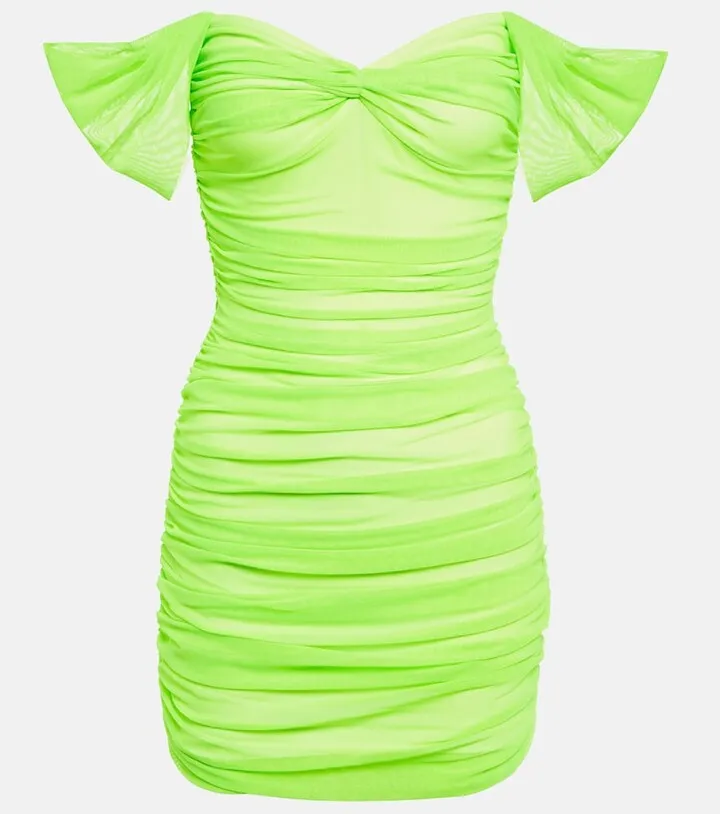Walter off-shoulder minidress