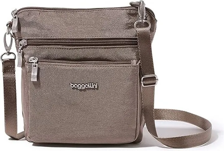 Baggallini Modern Pocket Crossbody (Portobello Shimmer) Cross Body Handbags
