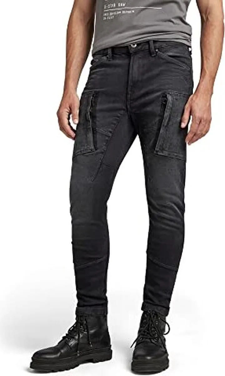 G-Star Raw Men's Denim Cargo 3D Skinny Fit Jeans