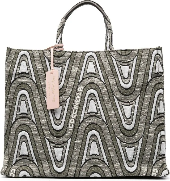 Never Without jacquard tote bag