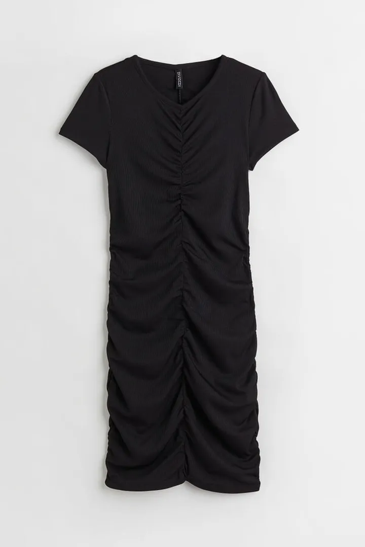 Draped Jersey Dress