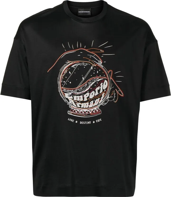 graphic-print short-sleeve T-shirt
