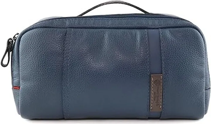 MARC JOSEPH NEW YORK Large Toiletry bag (Navy Grainy Calf) Handbags