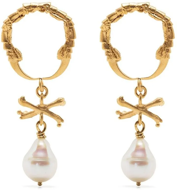 Eurydice Pearl-Drop Earrings
