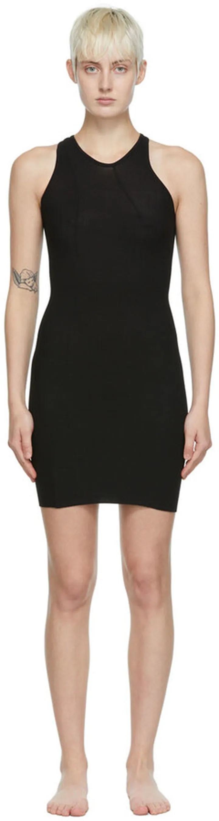 SKIMS Black Modal Minidress